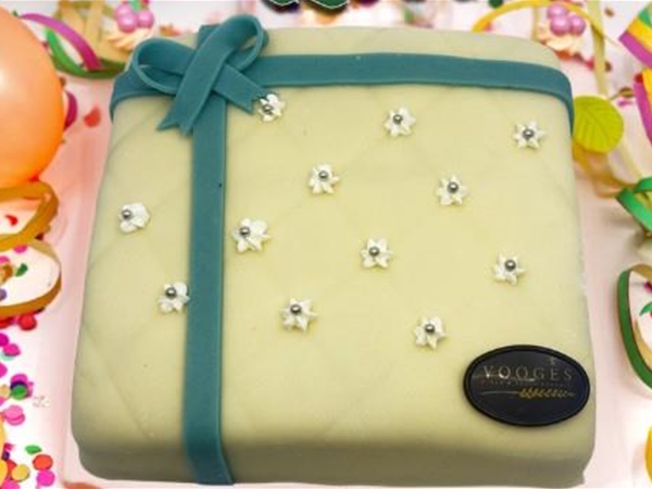 Creme/Jam marsepein taart